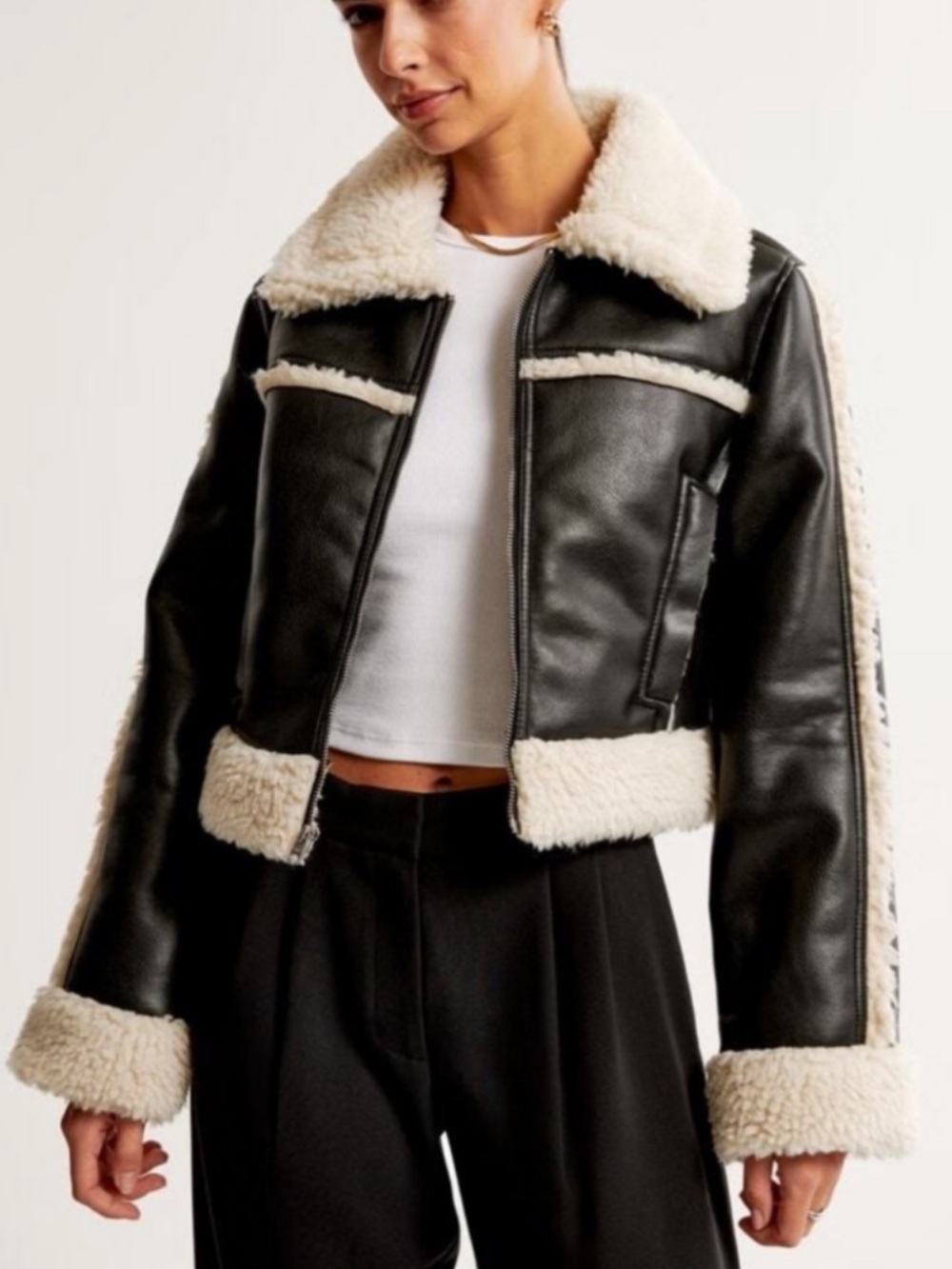 Abercrombie Leather Jacket